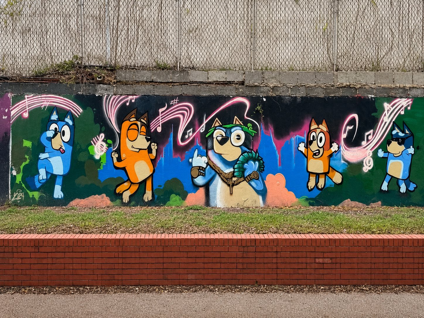 The Bluey Wall