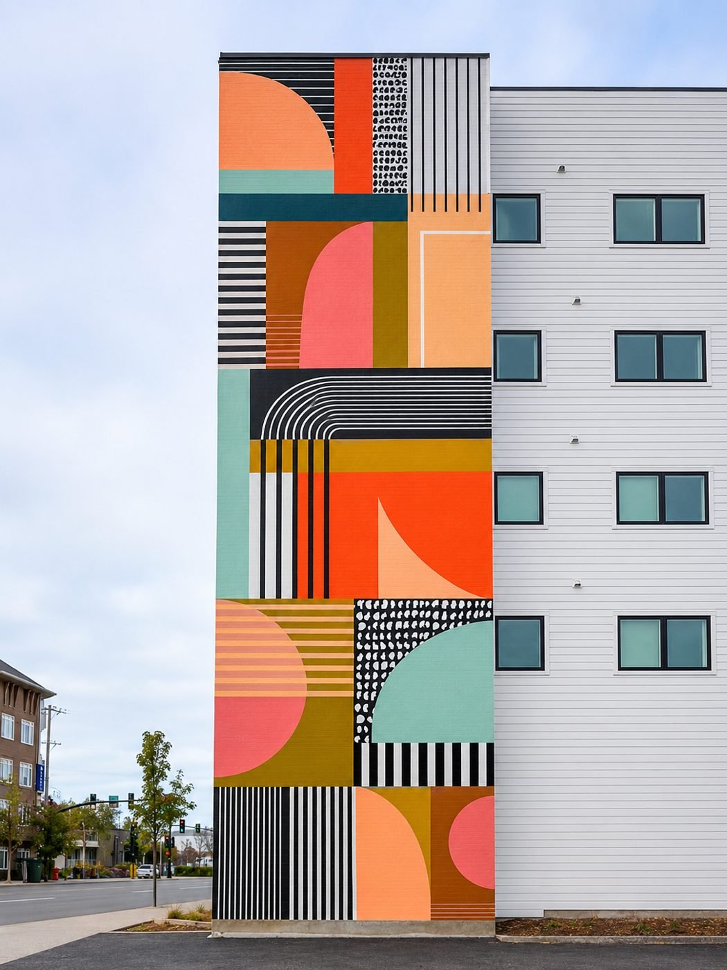 Op-Art Tower